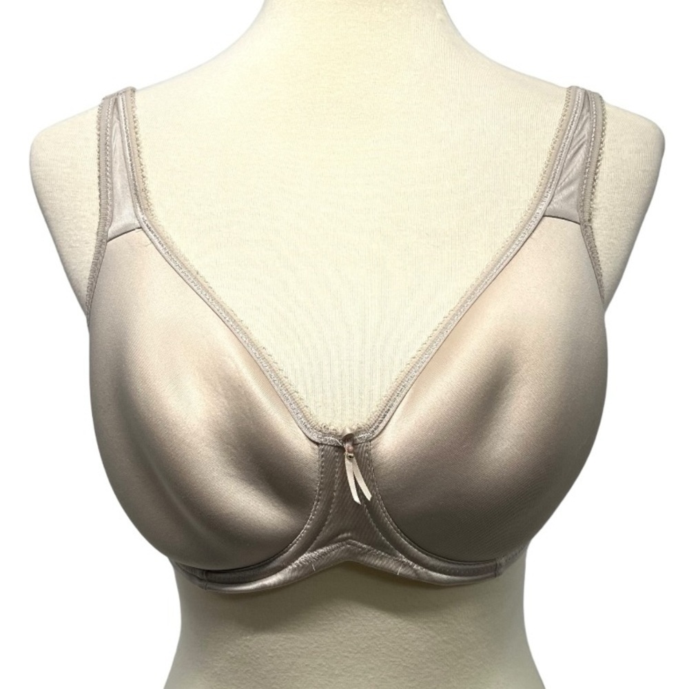 Wacoal Basic Beauty Spacer Underwire Everyday Wear Sand Nude Bra Women’s 32DD - Picture 6 of 12